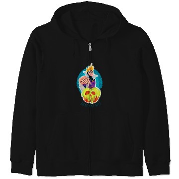 Discover Disney Villains Evil Queen Poison Apple Just One Bite Zip Hoodies