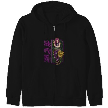 Discover Disney Descendants 2 Mal Paint Drip Poster Zip Hoodies