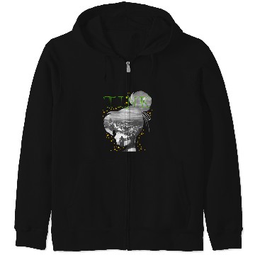 Discover Disney Peter Pan Tinkerbell Silhouette Fill London Bridge Zip Hoodies
