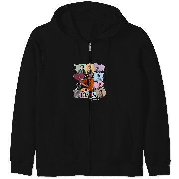 Discover Percy Jackson Eras Tour Collage Zip Hoodies