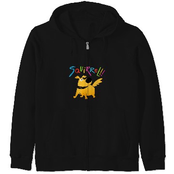 Discover Disney Pixar UP Dug Squirrel Pose Zip Hoodies
