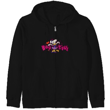 Discover Womens Disney Daisy Duck in Costume BOO-tiful Spooky Cute Halloween V-Neck Zip Hoodies