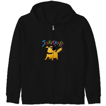 Discover Disney Pixar UP Dug Squirrel Pose Zip Hoodies