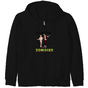 Discover Disney Zombies A Girl and A Zombie Zip Hoodies