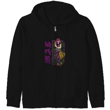 Discover Disney Descendants 2 Mal Paint Drip Poster Zip Hoodies