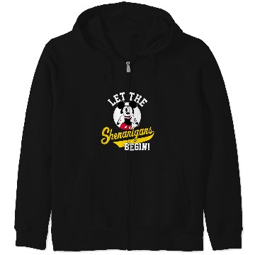 Discover Disney  Mickey Let The Shenanigans Begin Zip Hoodies