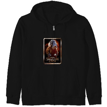 Discover Star Wars Skeleton Crew Neel with Series Logo Disney Zip Hoodies