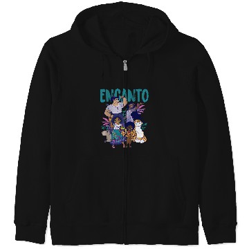 Discover Disney Encanto Group Shot Logo Zip Hoodies