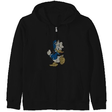 Discover Disney - Vintage Angry Donald Duck Hat Zip Hoodies