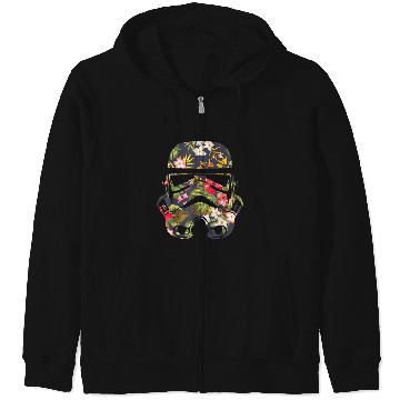 Discover Star Warss Tropical Stormtrooper Floral Print Disneyss Zip Hoodies