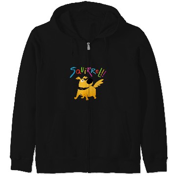 Discover Disney Pixar UP Dug Squirrel Pose Zip Hoodies