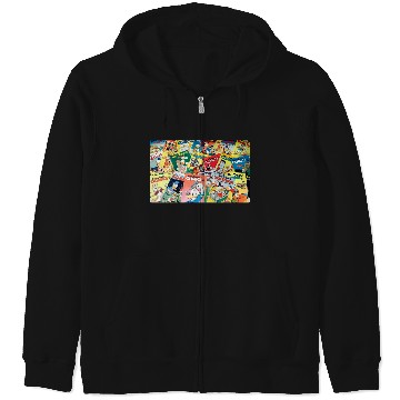 Discover Disney Comics TShirt Zip Hoodies