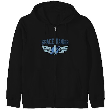 Discover Disneyss Toy Story Space Ranger Star Command Logo Zip Hoodies
