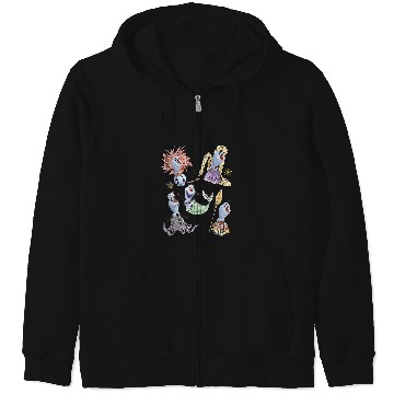 Discover Disney Olaf Presents Classic Costume Sketches Zip Hoodies