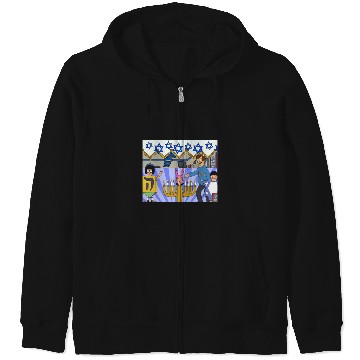 Discover Bob's Burgers Says Happy Hanukkah Zip Hoodies