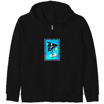 Discover Disney Pixar Incredibles 2 Frozone Retro Graphic Zip Hoodies