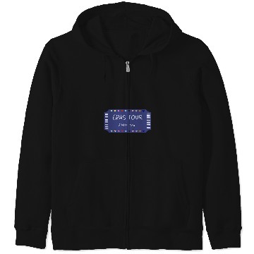 Discover Eras tour blue Zip Hoodies