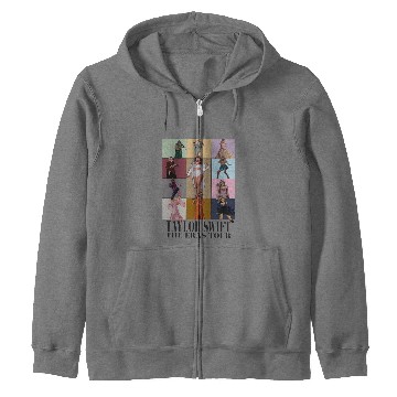 Discover Eras Tour Poster Zip Hoodies