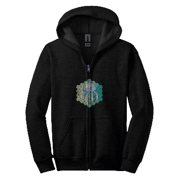 Discover Jellyfish Ocean Animal vintages For Marine Sea Biologists Zip Hoodies