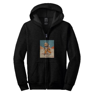 Discover Goldendoodle Mars Funny Dog Astronaut Zip Hoodies