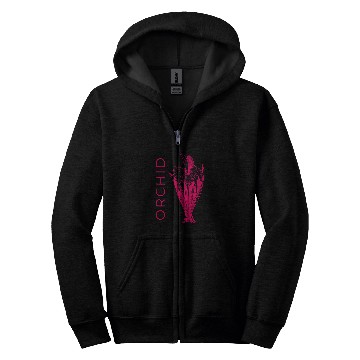 Discover Orchid Flower Graphic Florist Zip Hoodies