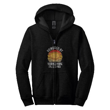 Discover Powered By Yorkshire Pudding Zip Hoodies