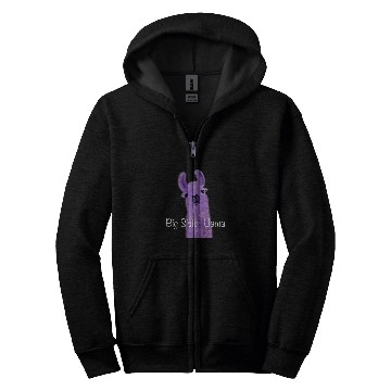 Discover Llama Pet Big sister llama design Zip Hoodies