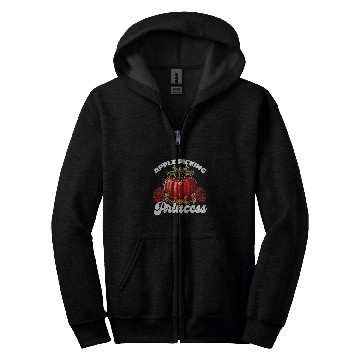 Discover Apple Picking Apple Tree Apple Fruit Lover Apple Farmer Zip Hoodies