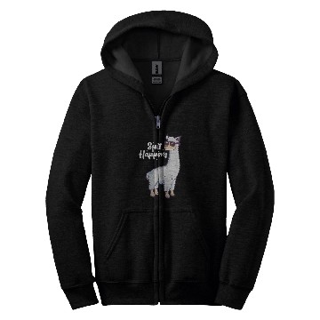 Discover Llama Pet Spit Happens Llama Alpaca Camelid Zip Hoodies
