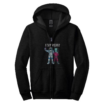 Discover Aliens UFO Stay Weird Alien 22 Zip Hoodies