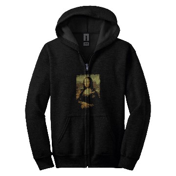 Discover Iconic Artwork by Leonardo Identifier DA Renaissance Artist Zip Hoodies