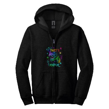 Discover Dinosaur Pet TRex Party Animal Zip Hoodies