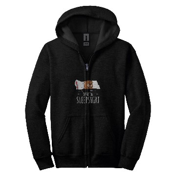 Discover Beaver Pet Sleeping Beaver Lover Official Sleep Zip Hoodies
