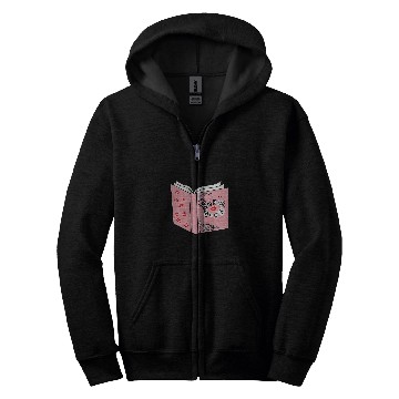 Discover Book Fun Mean Girls Burn Book Side View Zip Hoodies