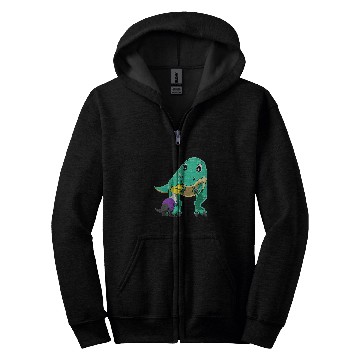 Discover Dinosaur Pet Non Binary Pride TRex Mamasaurus Zip Hoodies