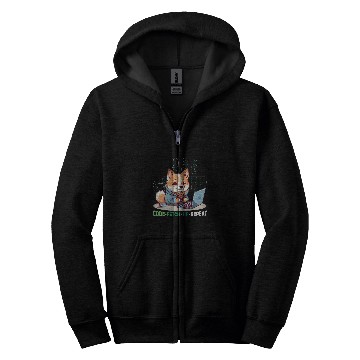 Discover Shiba Inu Pet Code Fetch Sip Repeat Coffee Binary Shiba Inu Programmer Zip Hoodies