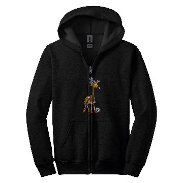 Discover Giraffe Pet Uruguay Giraffes Fan Zip Hoodies