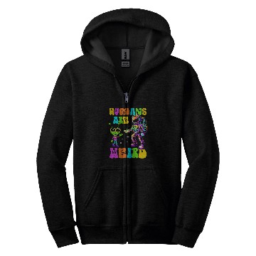 Discover Aliens UFO UAP Space Space Unknown Flight Object Alien 1 Zip Hoodies