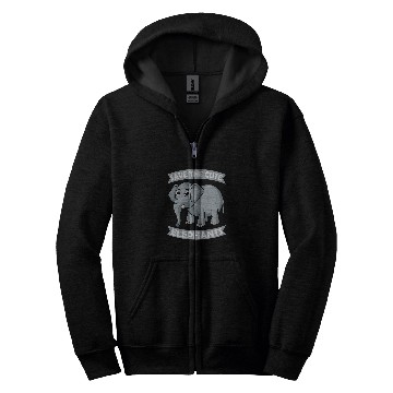 Discover Elephant Mammal Save the Cute Elephants Zoo Circus Elephant conservative Zip Hoodies
