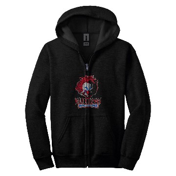 Discover Killer Klowns From Outer Space Rough Clown Zip Hoodies
