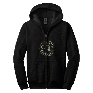 Discover Forklift Fun Construction Trucks Forklift Operator Truck Driver 3 Zip Hoodies