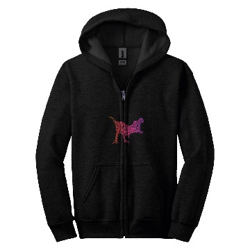 Discover Dinosaur Pet Dot Day T Rex Zip Hoodies