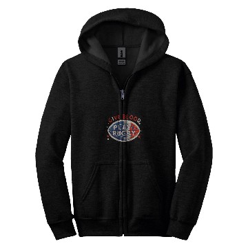 Discover Sport Rugby Give Blood Play Rugby Funny France Rugby Top French Rugby Zip Hoodies