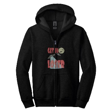 Discover Aliens UFO Science Fiction Get In Loser Zip Hoodies