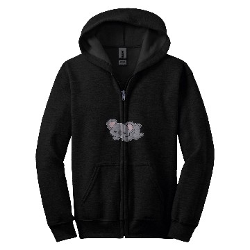 Discover Koala Pet Cute Bored Koala Relaxing Kawaii Graphic Zip Hoodies