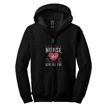 Discover nurses Job Night Shift nurses Graveyard Shift Worker Employee 1 Zip Hoodies