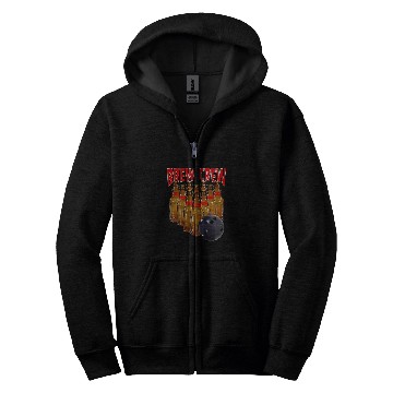 Discover Sport Bowling BREW CREW bowling Zip Hoodies