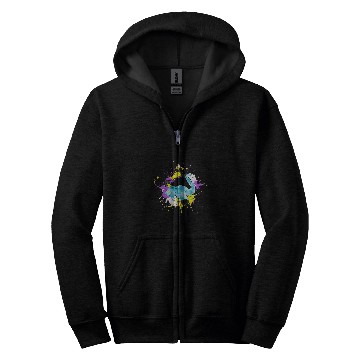 Discover Elephant Mammal LGBT Agender Elephant Nonbinary Flag Pride Month Non Binary Zip Hoodies