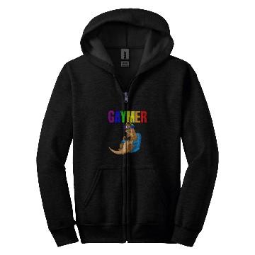 Discover Otter Pet Gaming Otter Gaymer Gay Pride LGBTQ Zip Hoodies