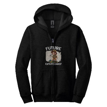 Discover Bug Catcher Bug Expert Insect Lover Entomologist Entomology Zip Hoodies